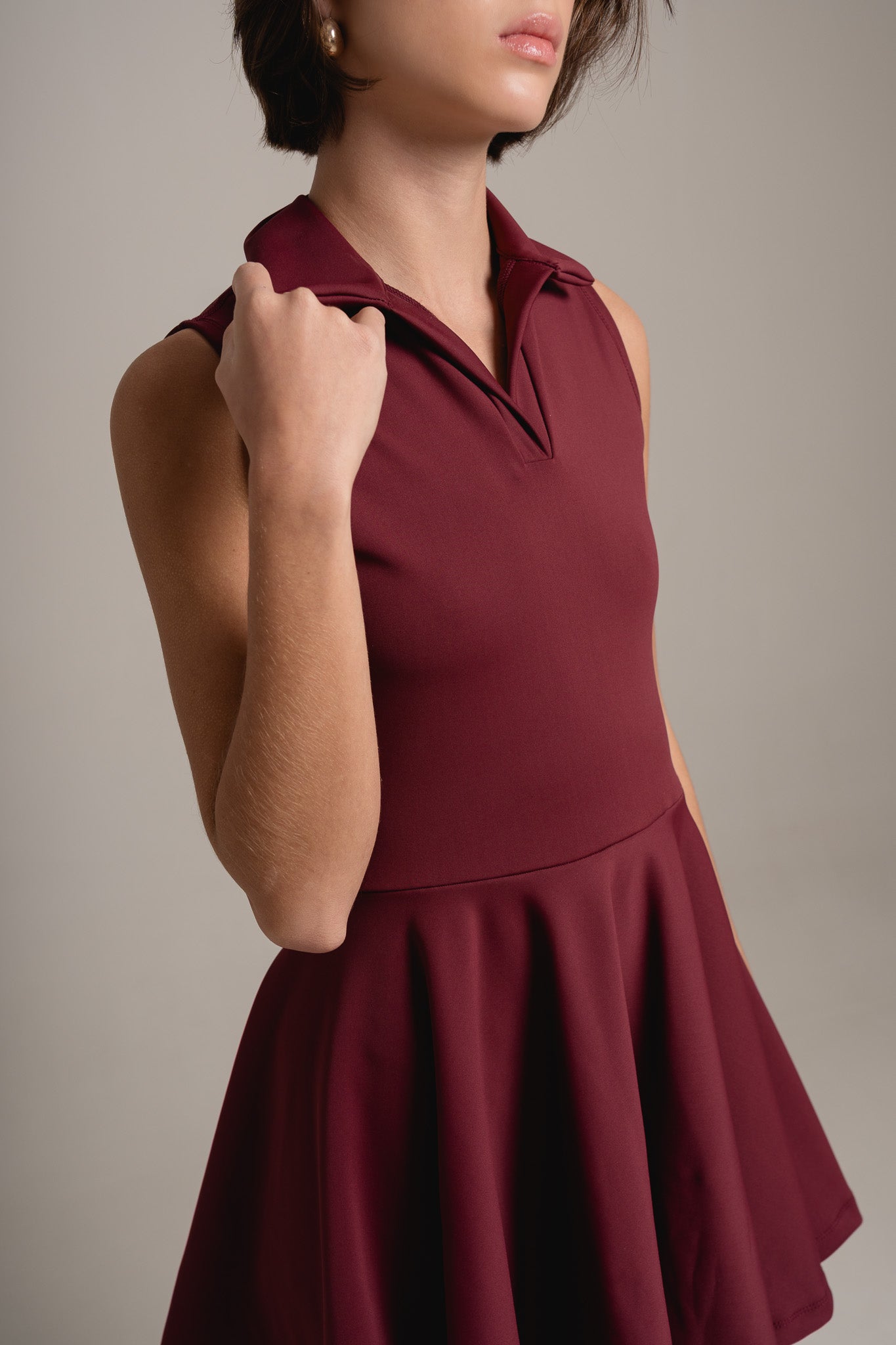 Vestido burgundy