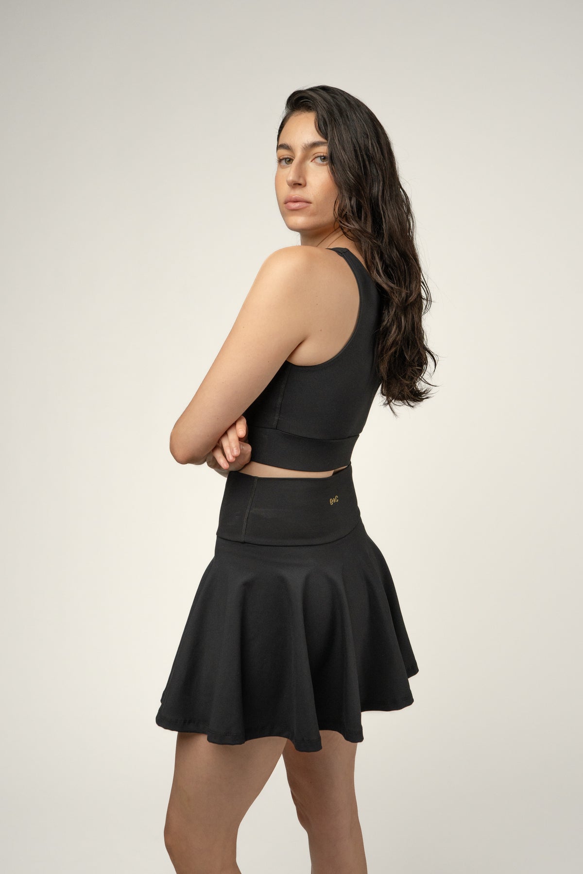 Crop top negro