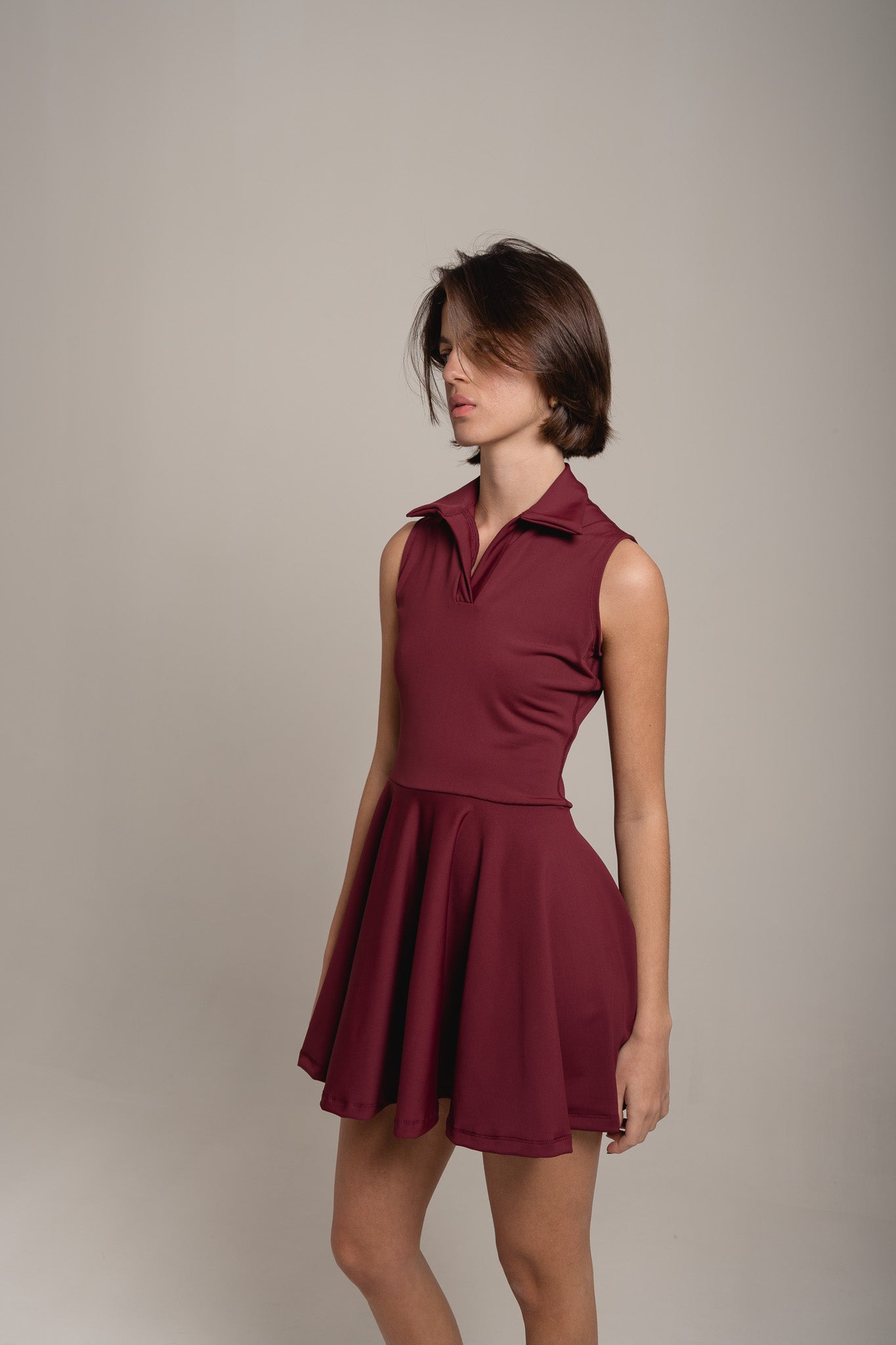 Vestido burgundy