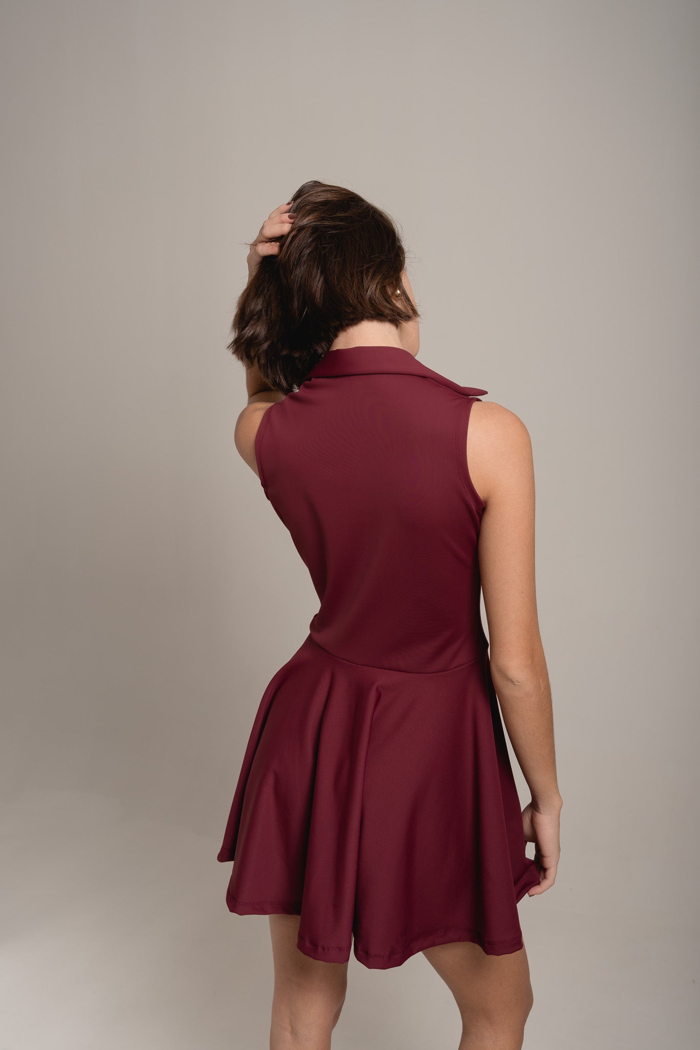 Vestido burgundy